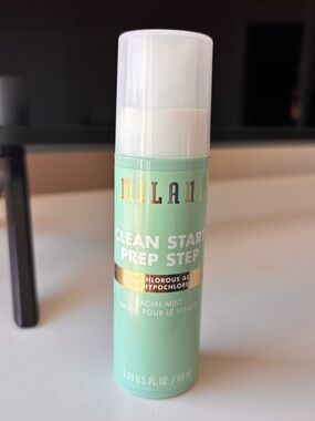 Milani Clean Start Prep Step Hypochlorous Acid Facial Mist 2.03 fl oz NEW